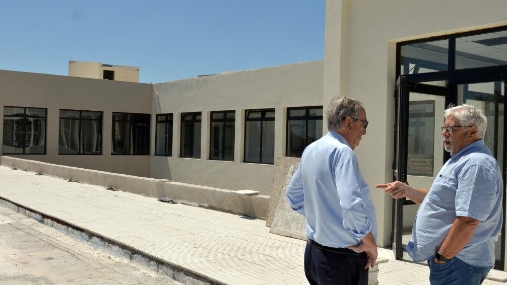 El Intendente supervisó el avance de la construcción del edificio del Conservatorio y el IPAT